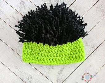 Crochet Hulk Hat, Hulk Hat, Baby Hulk Hat, Child Hulk Hat, Adult Hulk Hat, Hulk Costume