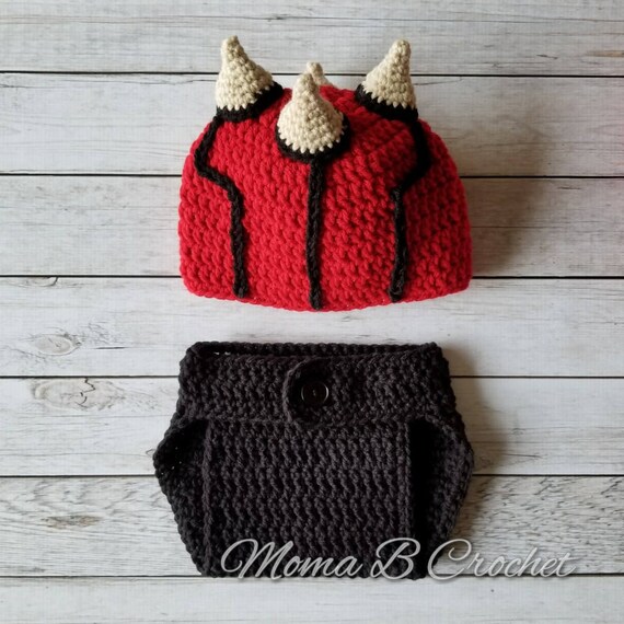Crochet Star Wars Baby Set, Darth Maul 