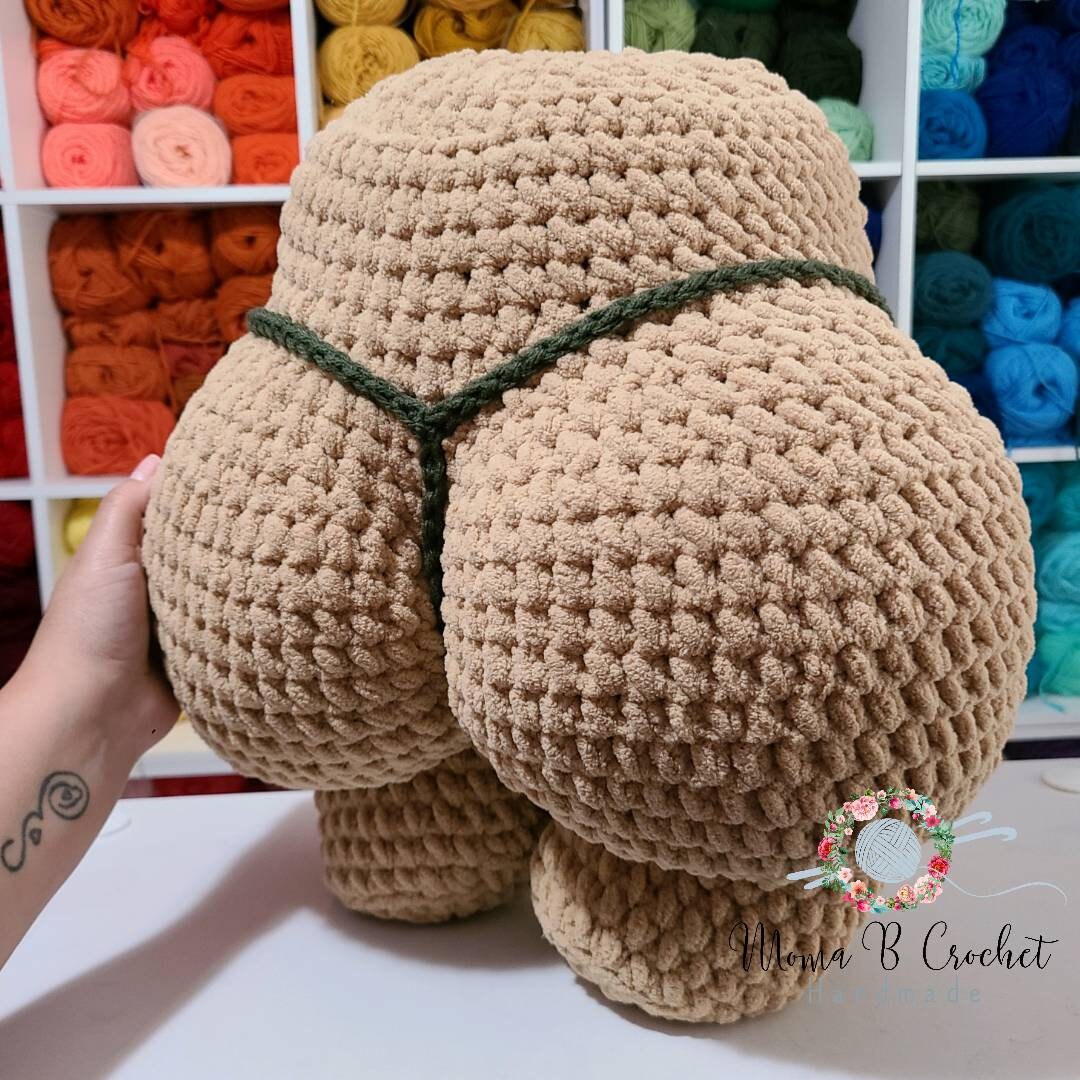 Custom Booty Pillow, Crochet Booty Pillow, Booty Pillow, Ass Pillow, Butt  Pillow 