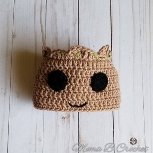 Crochet Groot Baby Set, Groot Baby Set, Groot Hat, Groot Photo Prop Set, Baby Photo Prop Set, Groot Costume, I am Groot, Baby Groot image 3