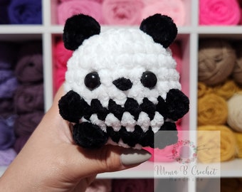 Crochet Panda, Baby Panda, Panda Stuffie, Panda, Chonky Panda, Panda Plushie,
