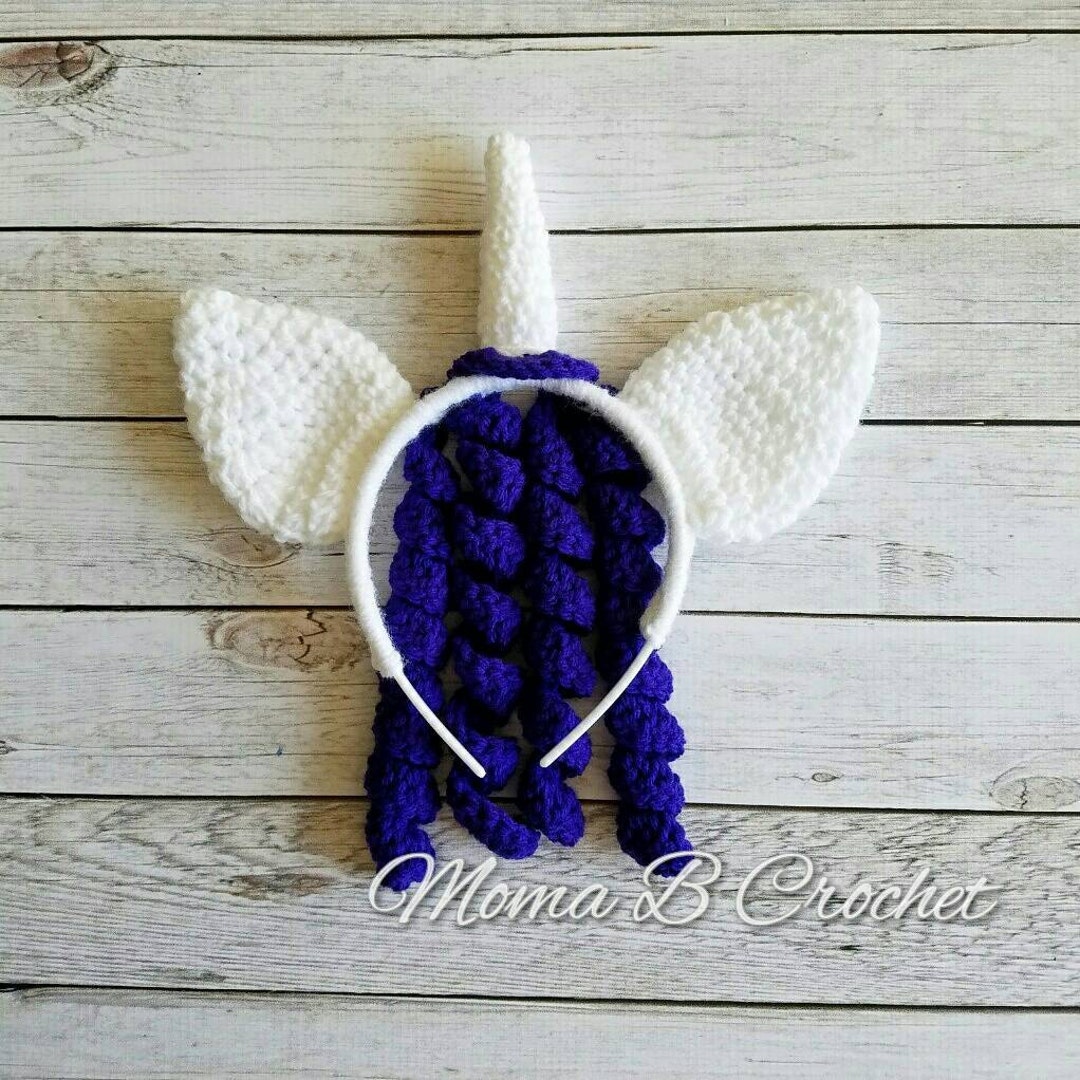 Crochet Pony Headband Toddler/child and Teen/adult, Pony Headband ...
