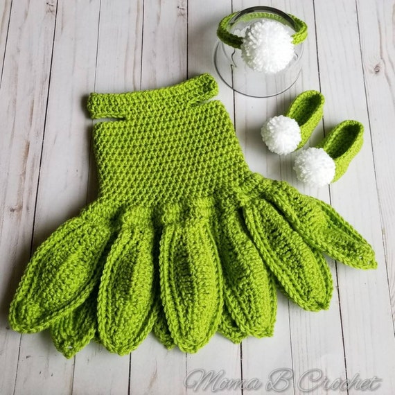 crochet tinkerbell baby costume pattern