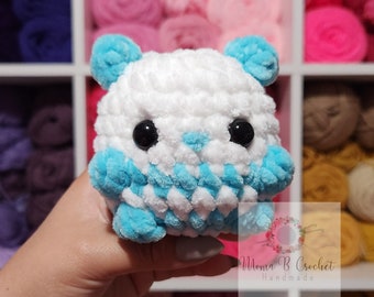 Crochet Panda, Baby Panda, Panda Stuffie, Panda, Chonky Panda, Panda Plushie,