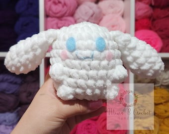 Crochet Chonky Cinnamoroll, Baby Cinnamoroll, Sanrio Friend