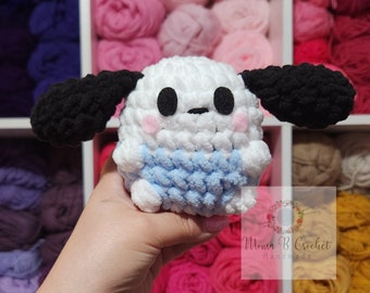 Crochet Chonky Pochacco, Baby Pochacco, Sanrio Friend