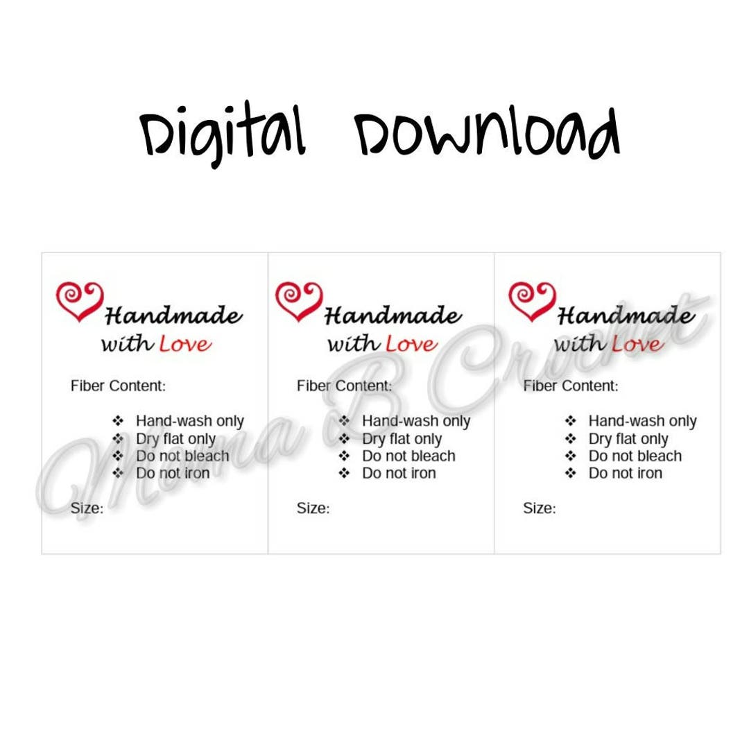Crochet Care Instructions Printable Knit Care Instructions Printable Crochet Care Instructions Printable Knit Care Instructions Printable