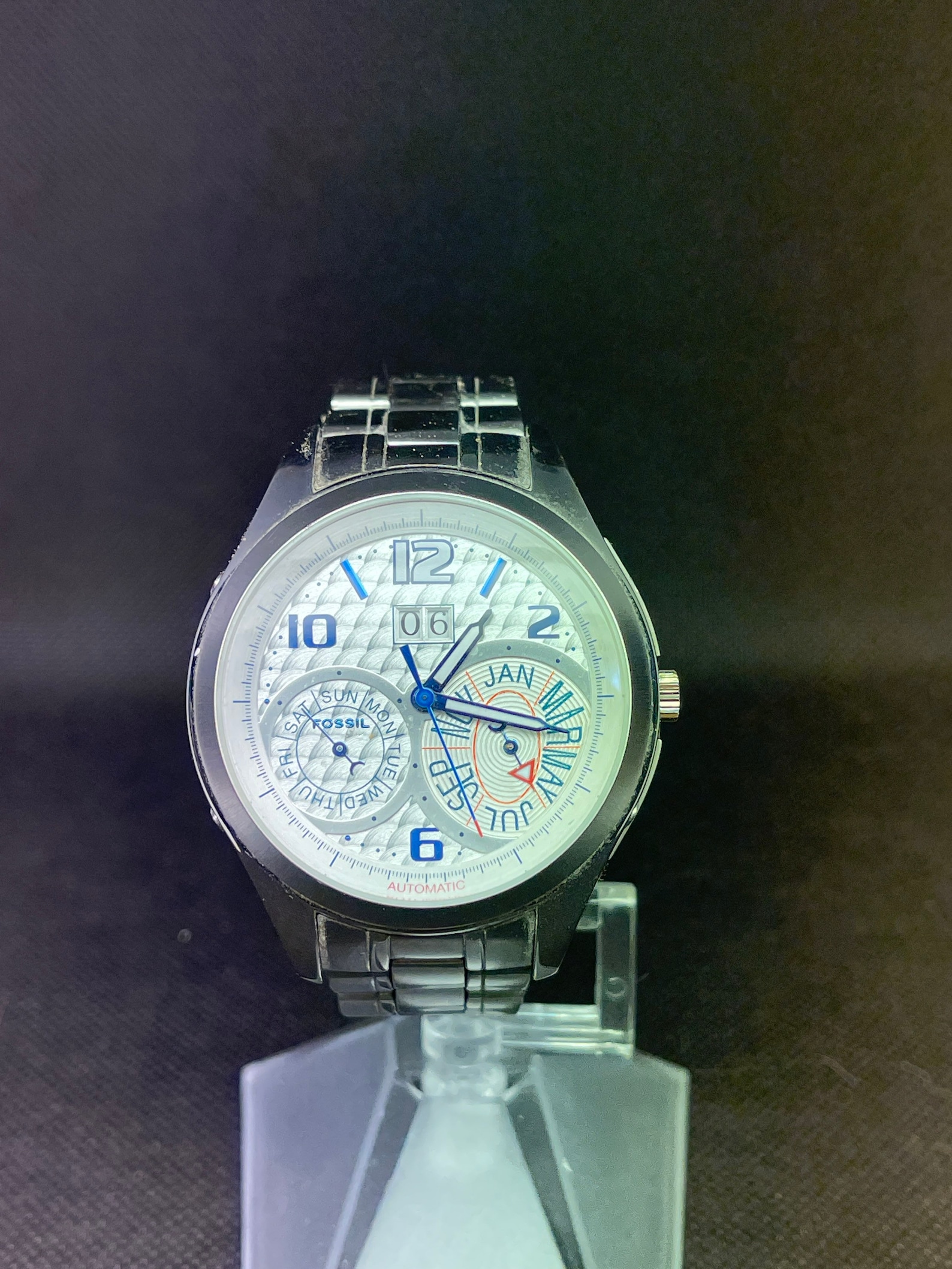 Vintage Fossil Automatic Mens Watch | Etsy