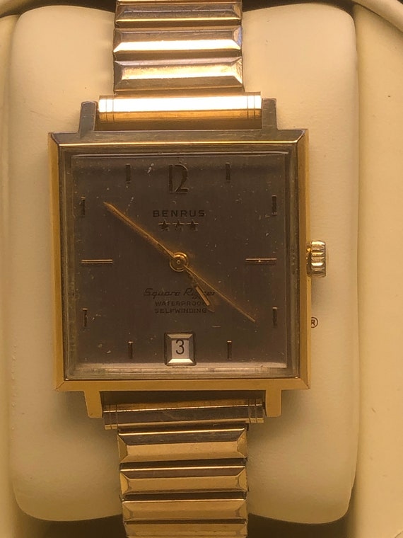 benrus square watch