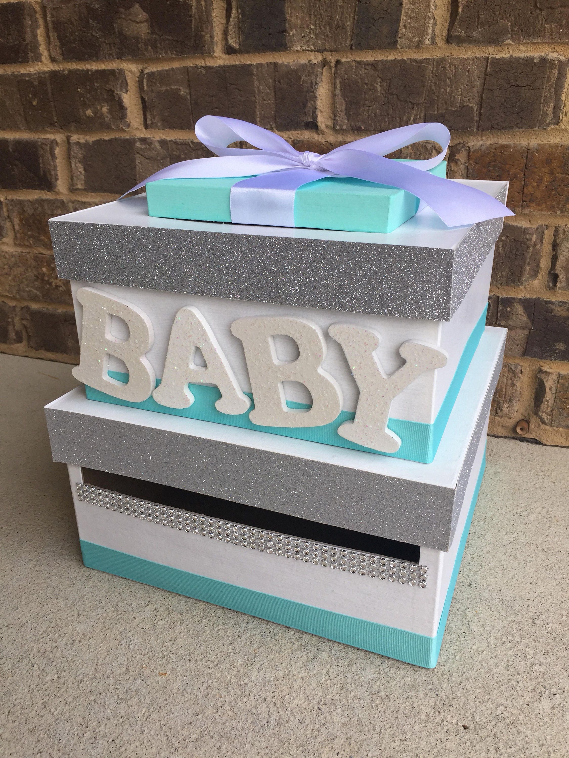 Baby Shower Card Box Giftcard Box and Letter Box Etsy