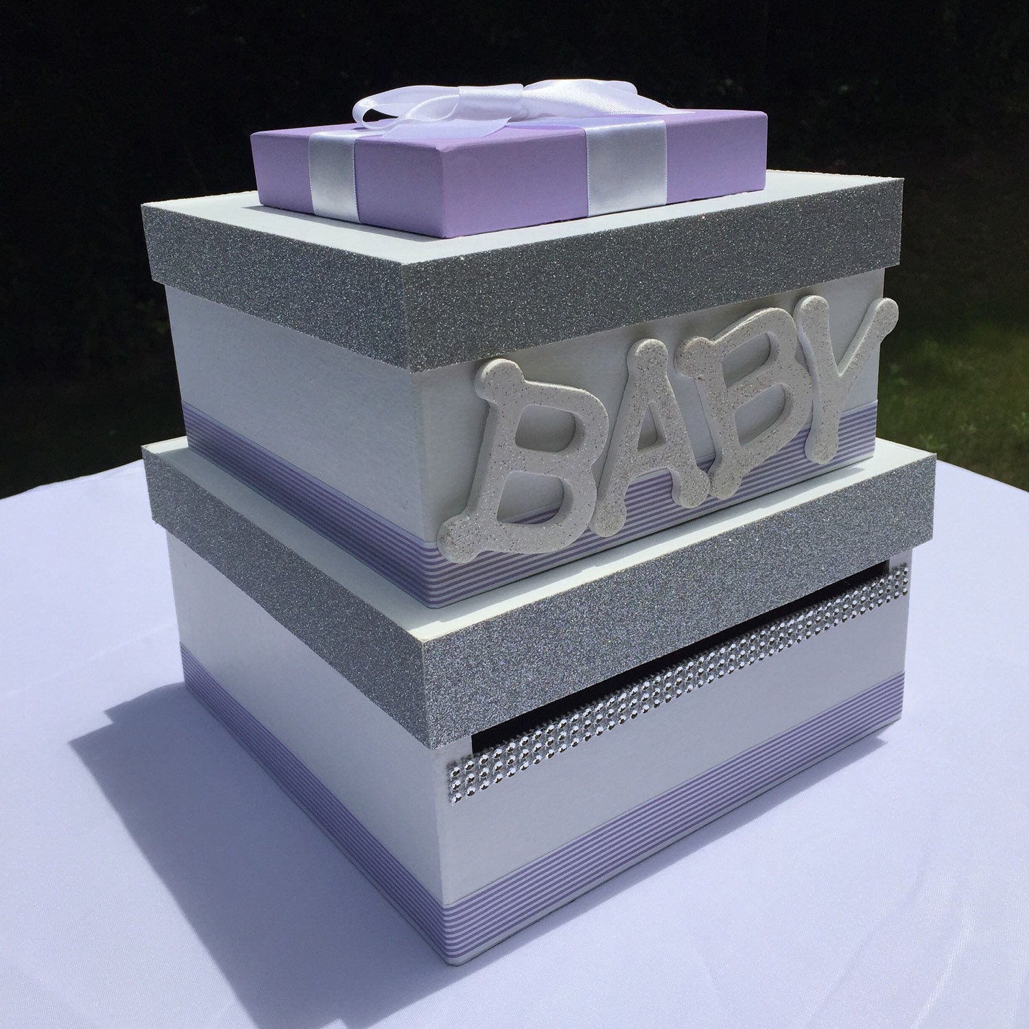 Baby Shower Card Box Giftcard Box and Letter Box Etsy