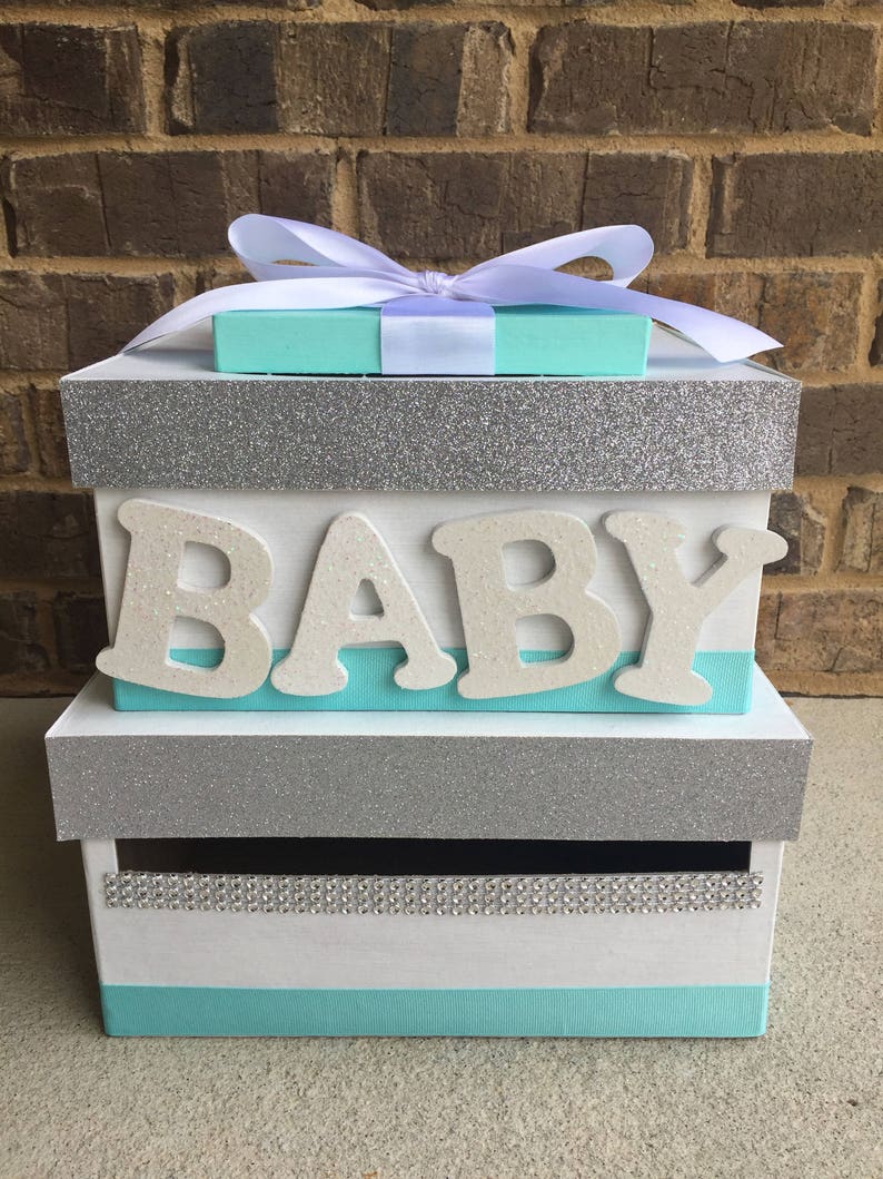 Baby Shower Card Box Giftcard Box and Letter Box Etsy