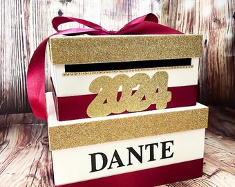 2023 Graduation Card Box, Pink Card Holder, Letter Box, Money Holder