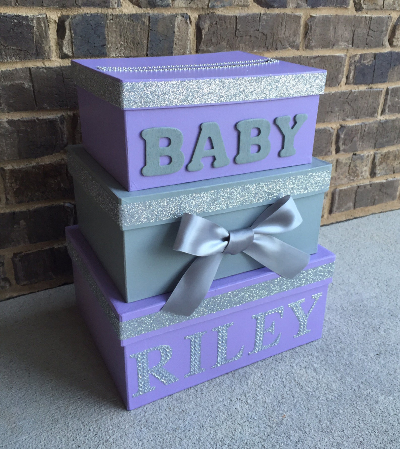 Baby Shower Card Box Giftcard Box and Letter Box Etsy