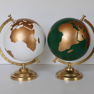 Custom Wedding Globe Perfect for Wedding Guestbook or Centerpiece Custom Colors and Quote or Names Hand Painted 8 Diameter image 8