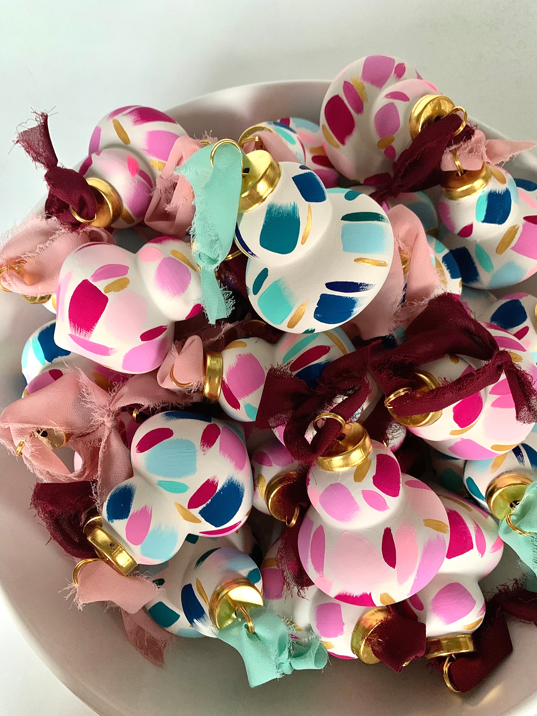 36 Creative Christmas Decor Ideas to Transform Your Space: Festive Hacks You'll Love 30 Abstract Colorful Ornaments, Modern Jewel Tone Christmas Decor,…