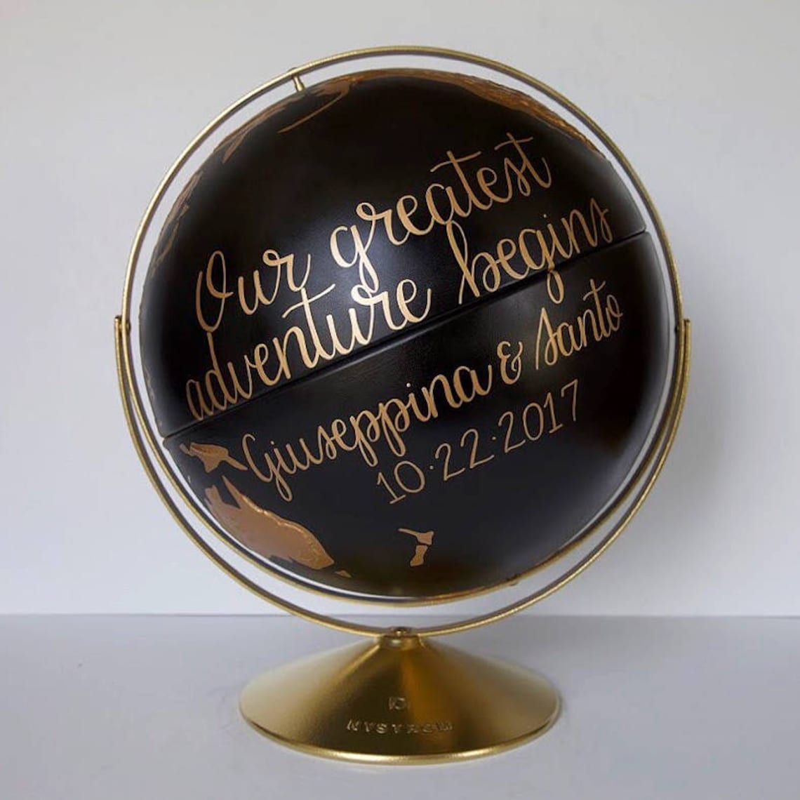 Guest Book Globe XL Wedding Globe Large Wedding Guest Book Etsy