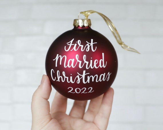 engagement christmas ornament 2015
