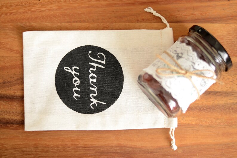 100 Medium wedding favour bags muslin favor bags Thank You wedding bomboniere bags wedding gift bags wedding thank you bags