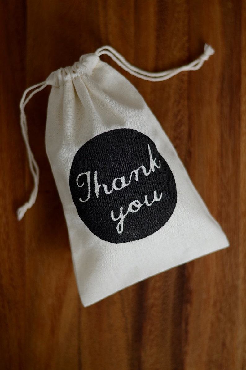 100 Medium wedding favour bags muslin favor bags Thank You wedding bomboniere bags wedding gift bags wedding thank you bags