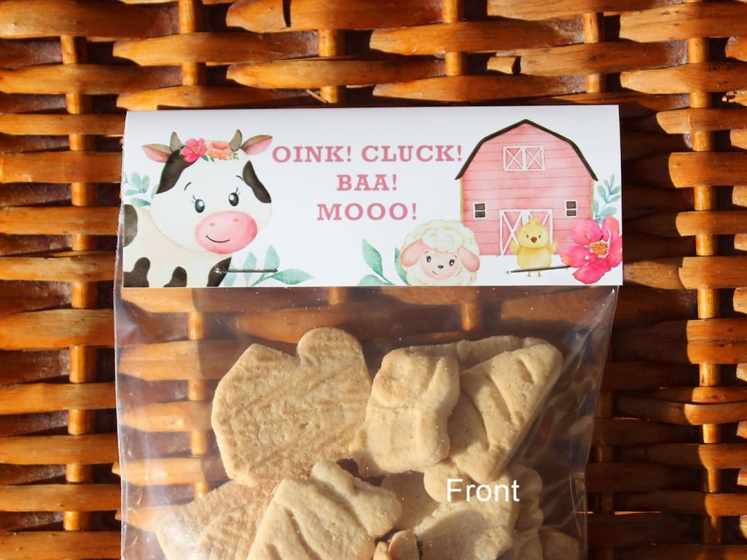 Farm Animals Birthday Party Favors | Barnyard Party Treat Bags