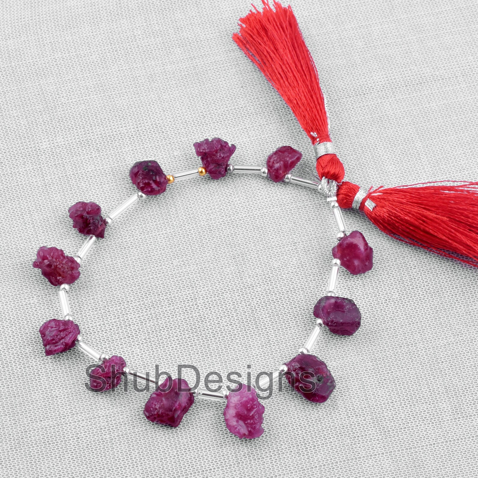 12 PCs Natural Ruby Rough Gemstone Ruby Jewelry making Raw | Etsy