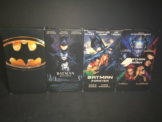 Buy Batman VHS Tapes Batman Returns Forever & Robin DC Comics Online in  India - Etsy