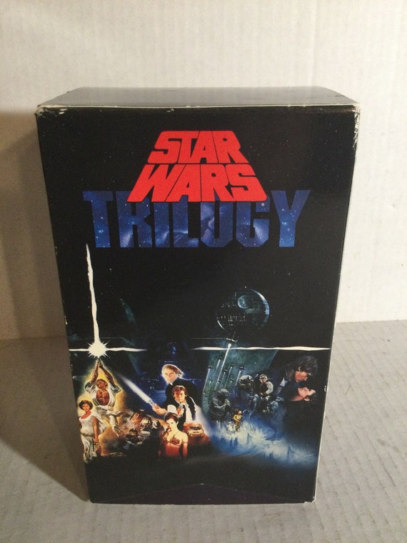 Vintage Star Wars VHS Trilogy Tapes CBS FOX Hifi Stereo Etsy