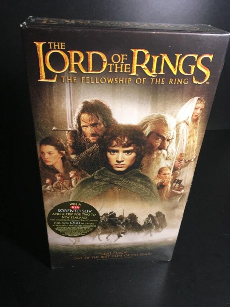 Lord of the rings: fellowship of the ring (vhs, 2002) factory se