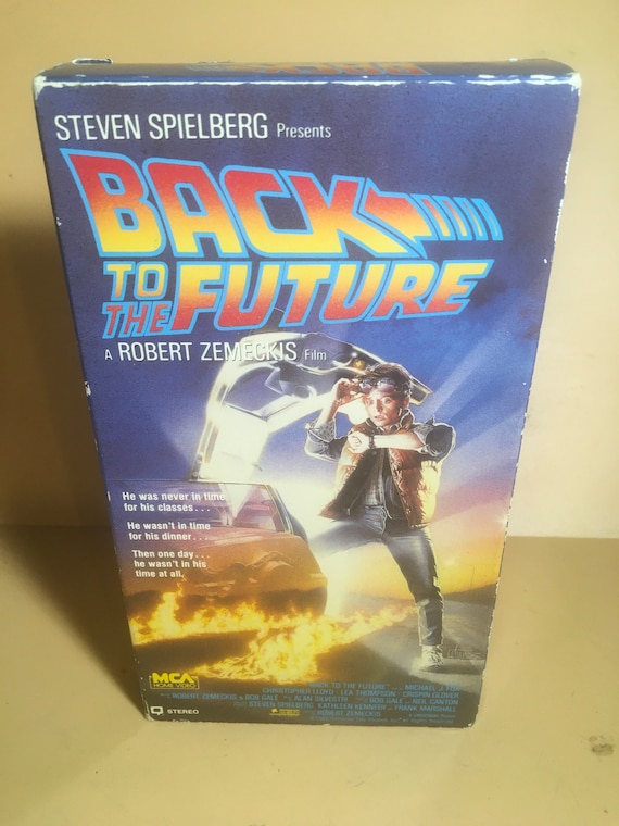 1989 Back to the Future VHS Tape Yellow MCA First Edition Etsy UK
