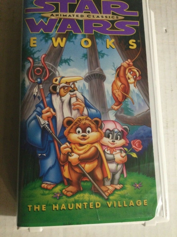 Star Wars Animated Classics Ewoks the Haunted Village vhs 1997
