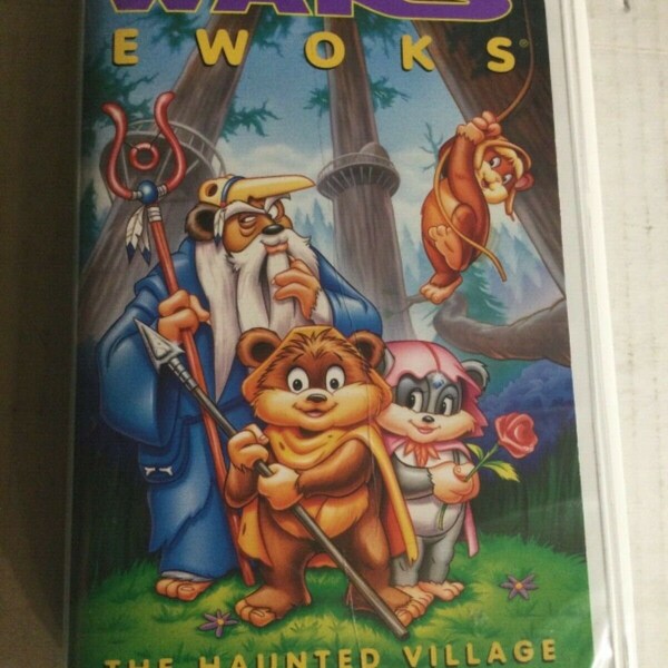 Star wars animated classics - ewoks: the haunted village (vhs, 1997)