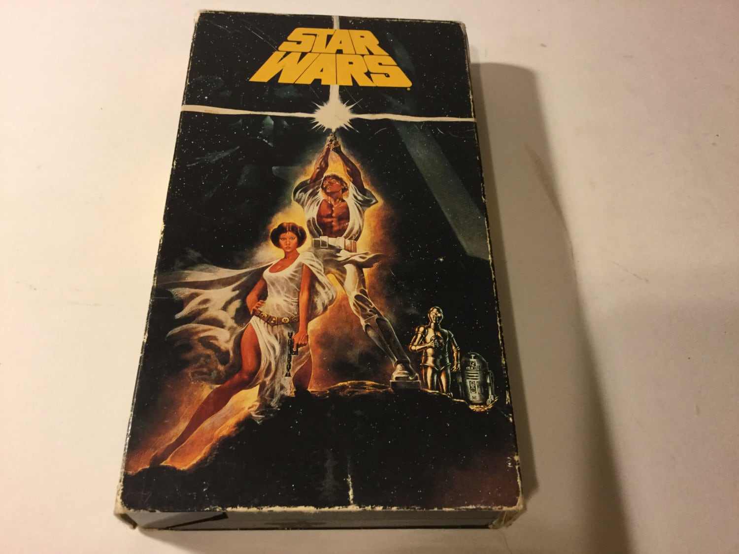 Vintage Star Wars Movie VHS Tape A New Hope 1977 VCR 19841992 Etsy