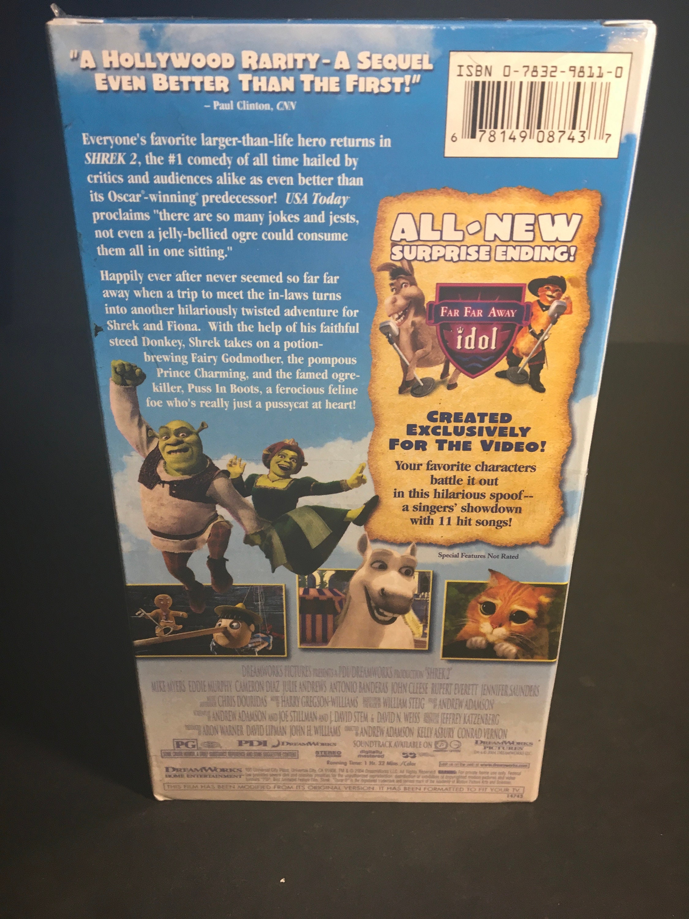 2001 Dreamworks Shrek 2 VHS Tape Factory Sealed NEW Etsy UK