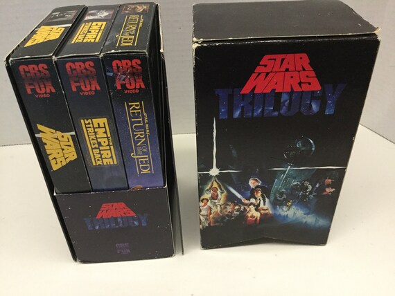 star wars vhs collection