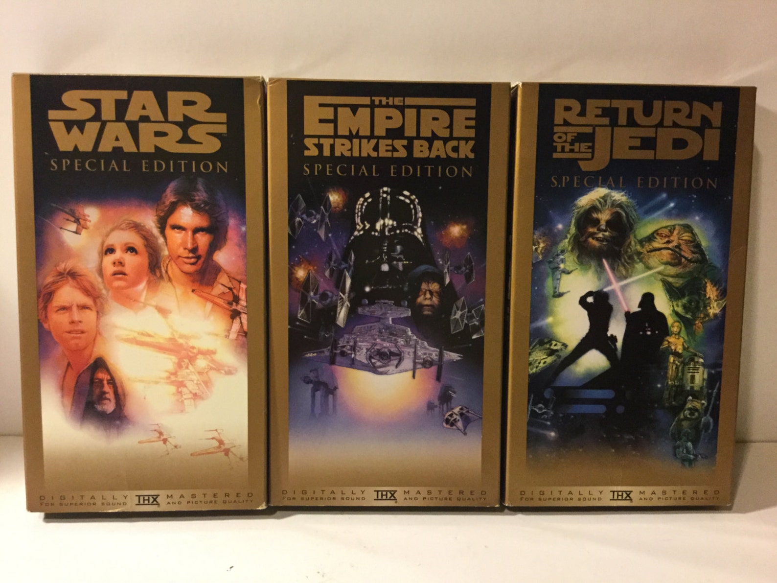 star wars trilogy vhs unopened