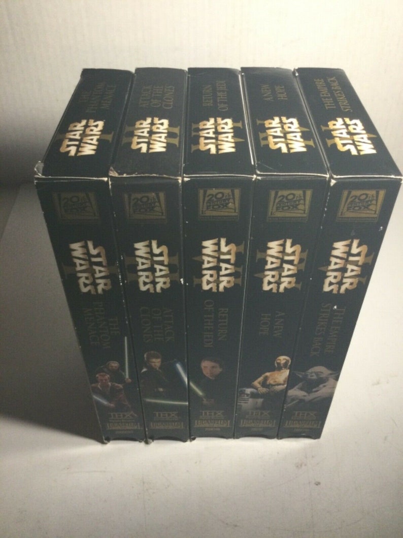 Vintage Star Wars Vhs Tapes Collection Trilogy 2 More Vcr Tapes 7 Tapes