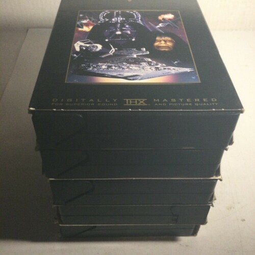 Vintage star wars vhs tapes collection trilogy + 2 more vcr tapes 7