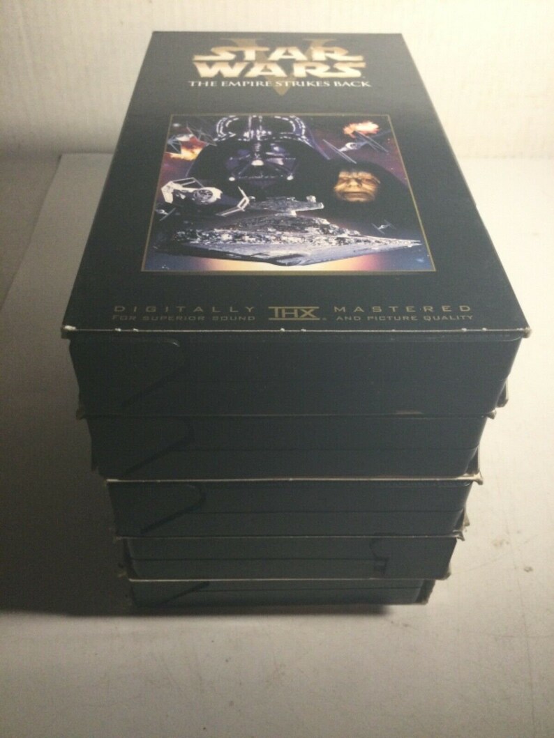 Vintage Star Wars Vhs Tapes Collection Trilogy 2 More Vcr Tapes 7 Tapes
