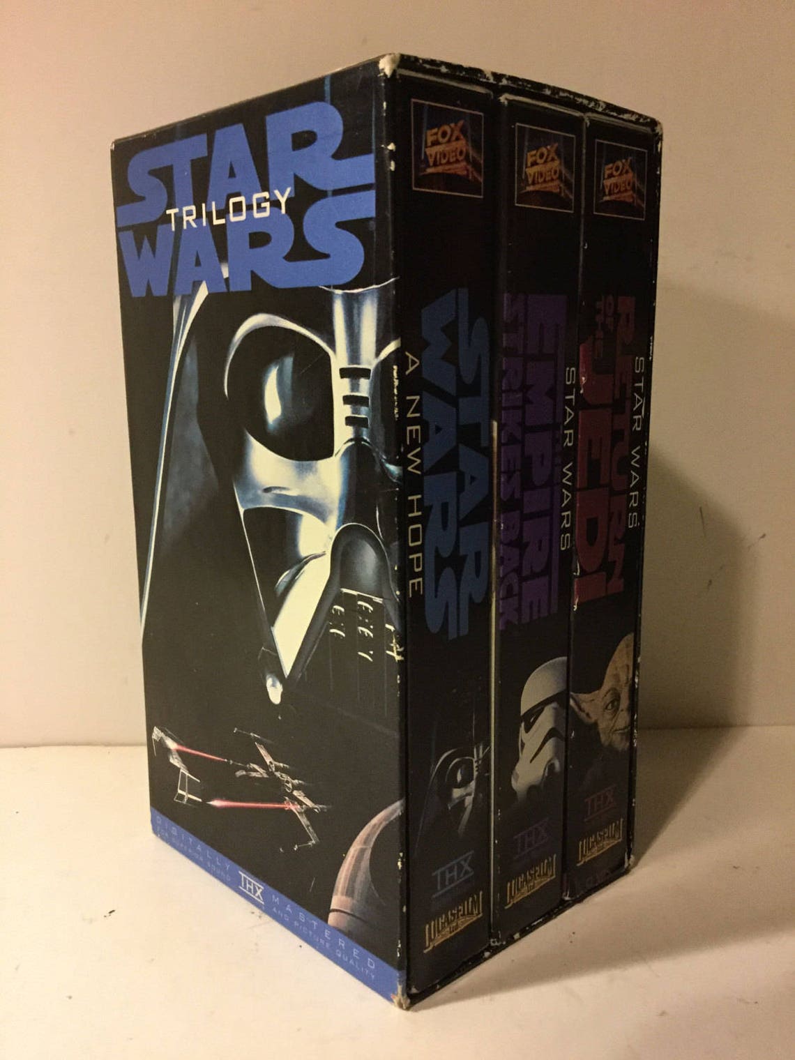 Vintage Star Wars TRilogy VHS Tapes 3 pack w/ case cover | Etsy