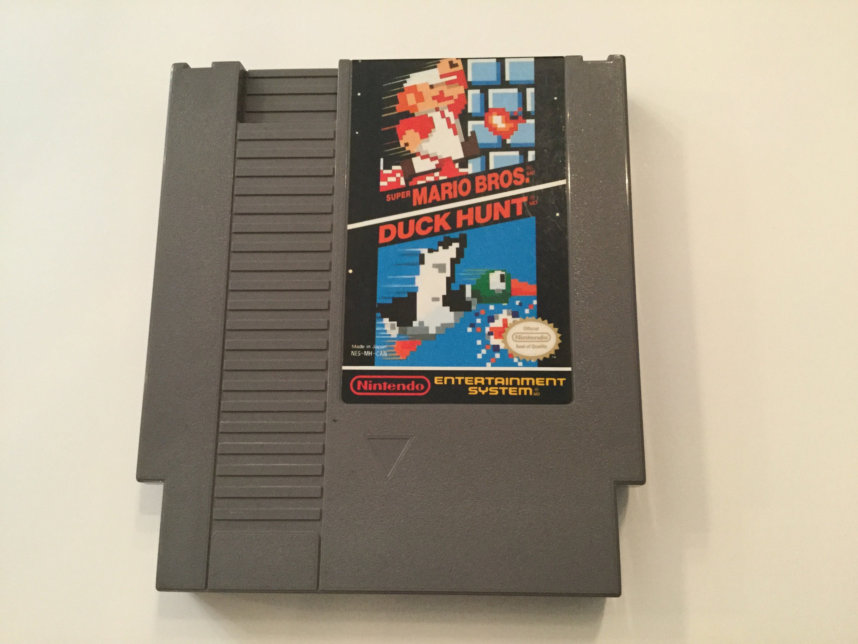Original Vintage NES Nintendo Super Mario Brothers & Duck Hunt Game 1980s Etsy