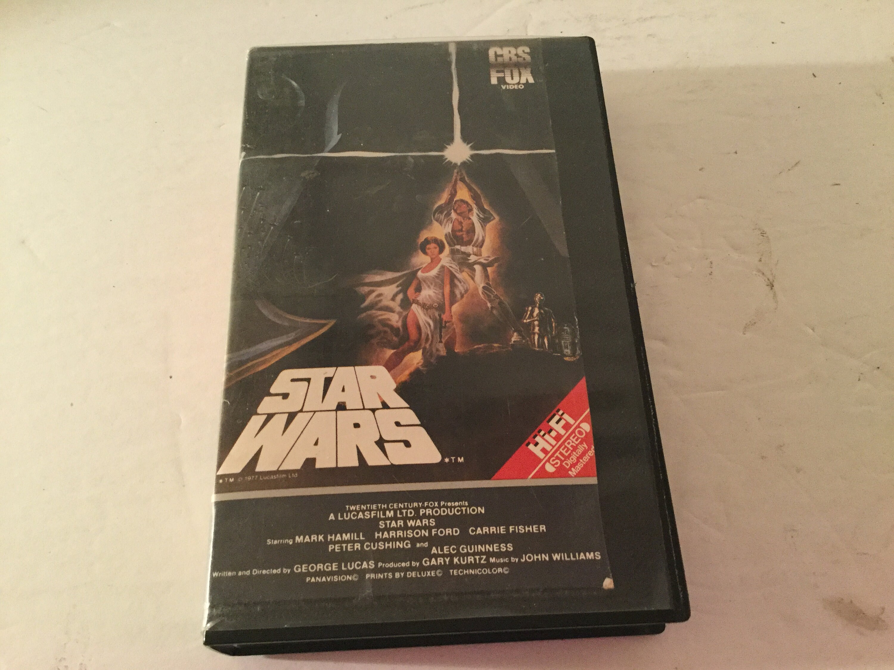 1984 Vintage Star Wars First Release VHS Movie Tape A New Hope Etsy