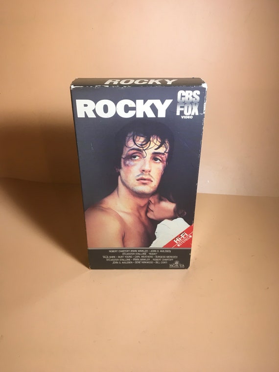 1984 Rocky VHS VCR Tape CBS Original Version Etsy
