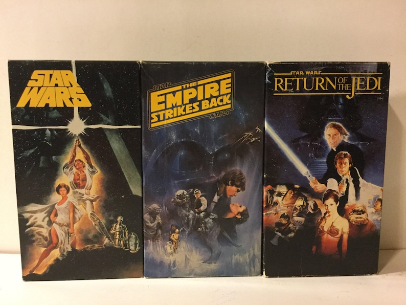 star wars gold box vhs