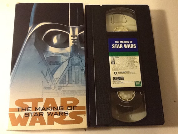 Vintage Star Wars Vhs Movie The Making Of Star Wars Vcr Tape Etsy Vintage Star Wars Vhs Movie The Making Of Star Wars Vcr Tape Etsy