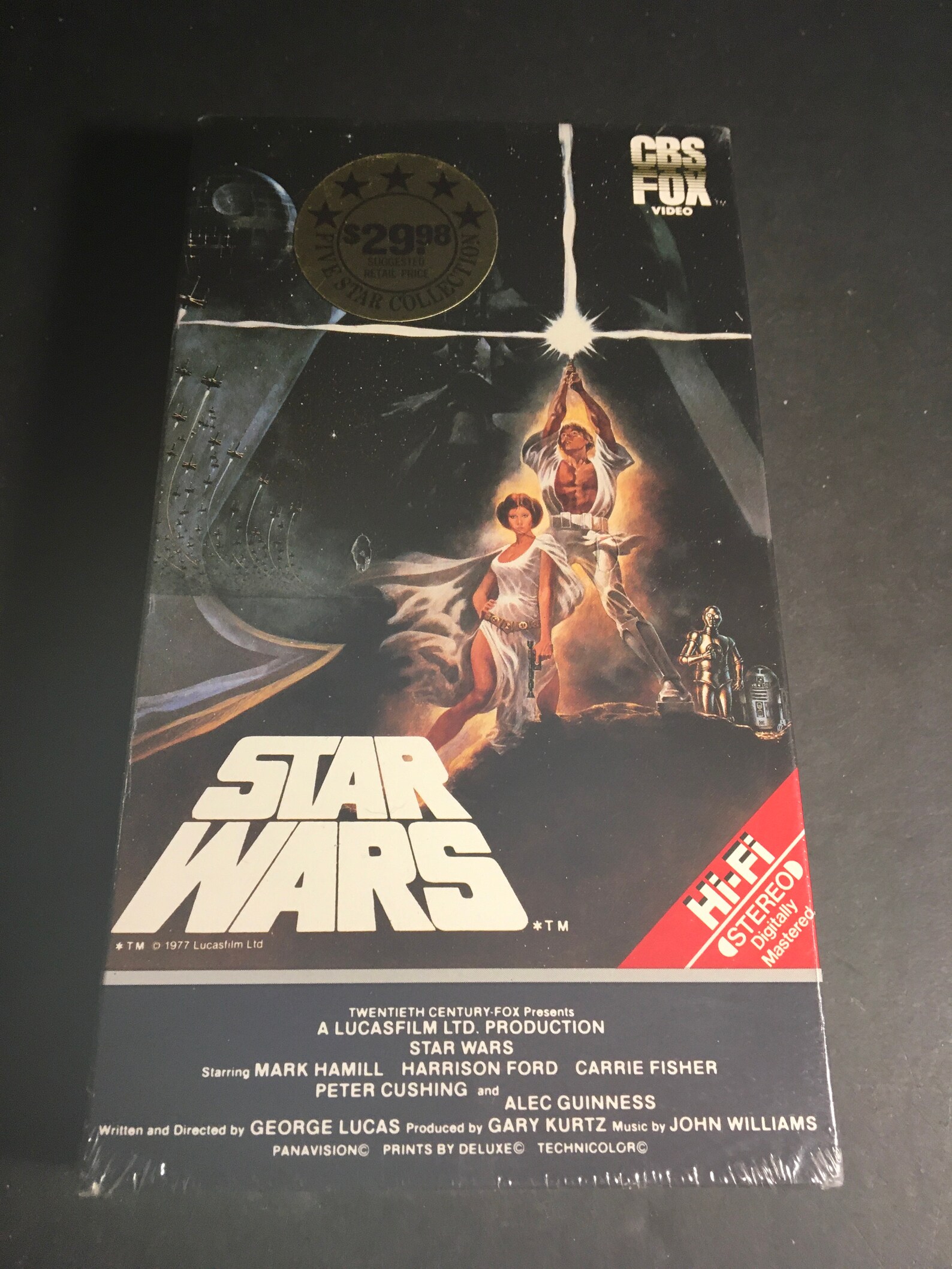 Star Wars VHS Tape 1984 Red Label Factory Sealed New Gold Seal Etsy UK