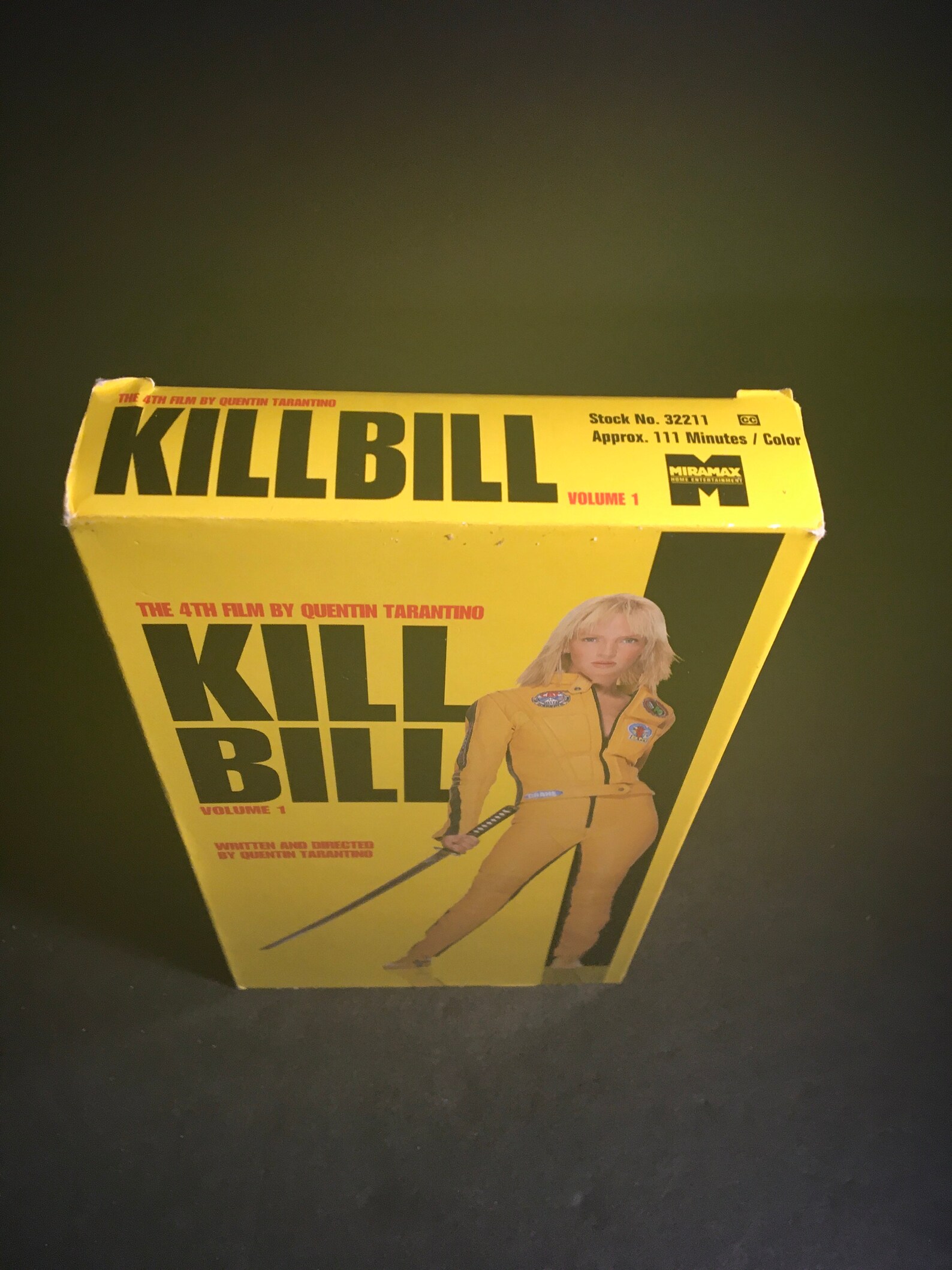 Kill Bill Volume 1 VHS Tape Quentin Tarantino Etsy