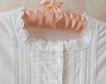 French Antique White Blouse