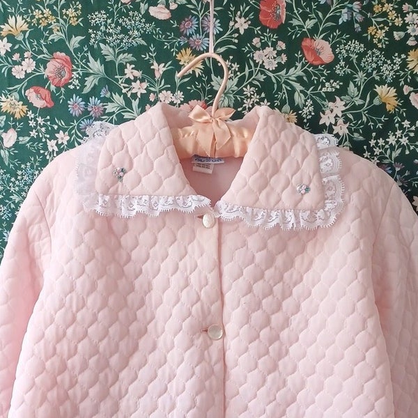 Baby Pink Quilted Jacket