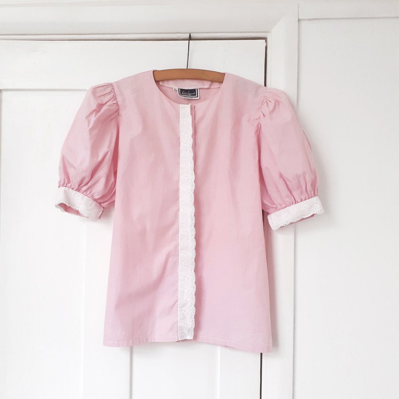 Pink Puff Short Sleeved Blouse